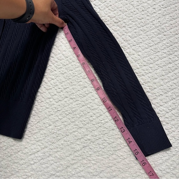 Tommy Hilfiger Penn State Cardigan Blue Women’s Size M - Picture 5 of 10